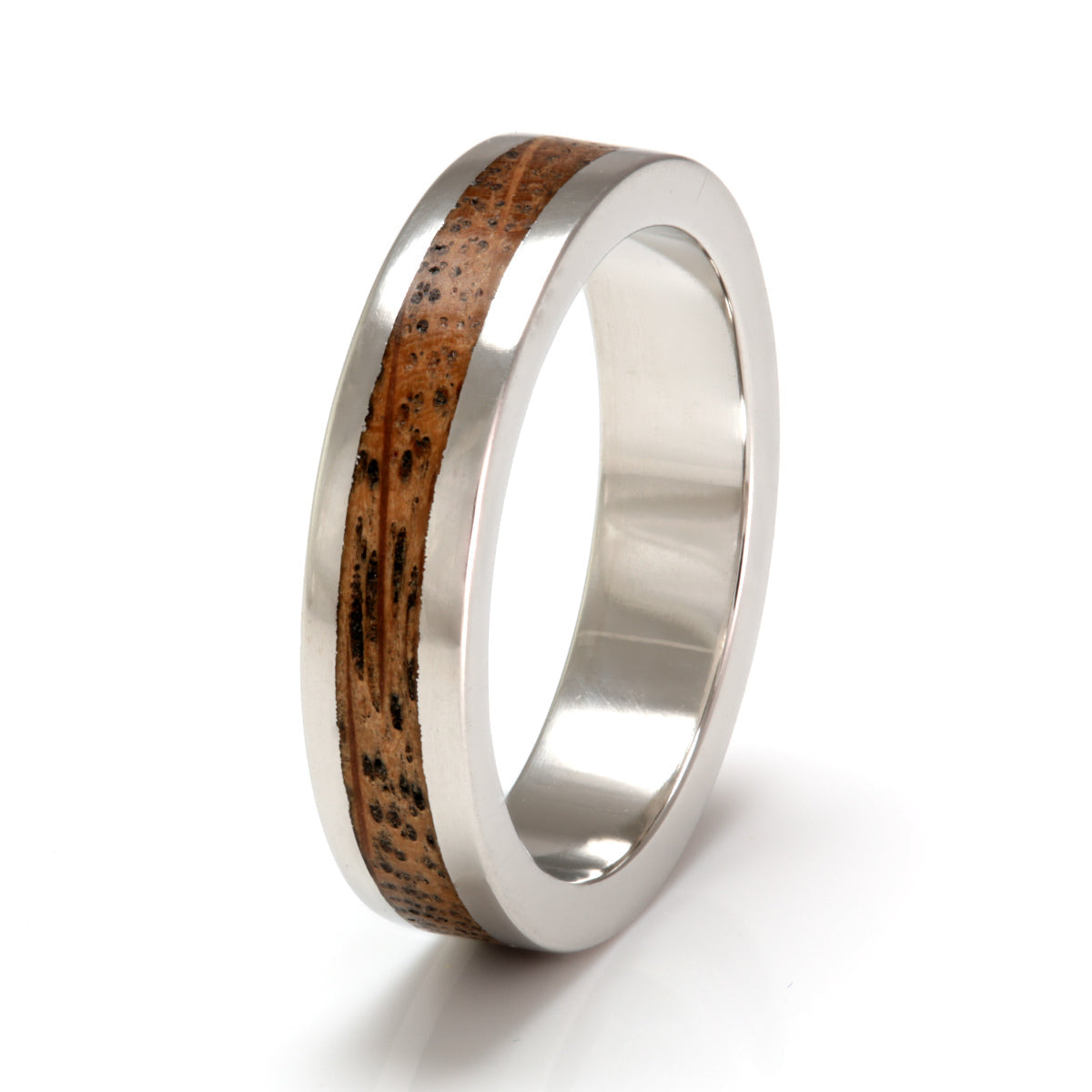 Platinum Wedding Ring Men s Wedding Band Eco Wood Rings