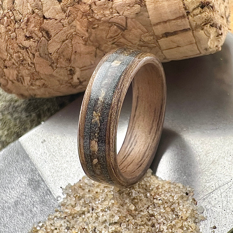 Eco Wood Rings - AvGeek Chic - Men's Engagement Band