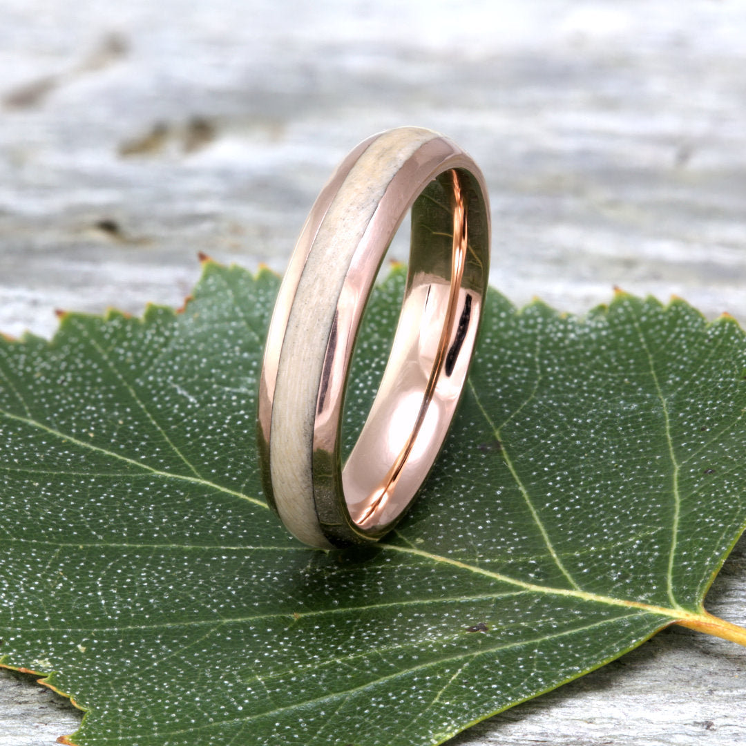 Gold Wedding Rings | Gold Engagement Rings | Wood Inlays