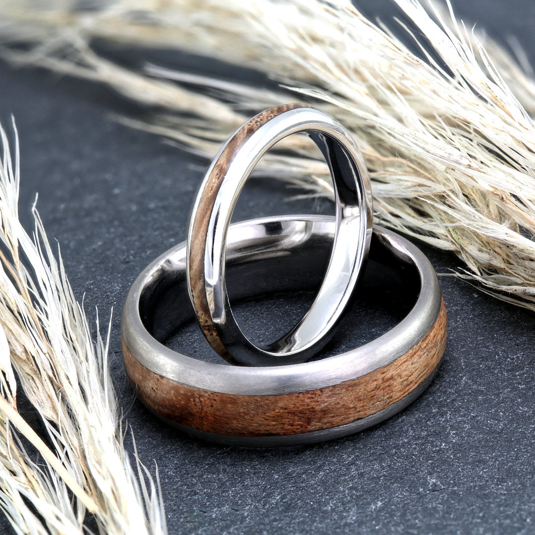 Platinum Rings - EcoWoodRings