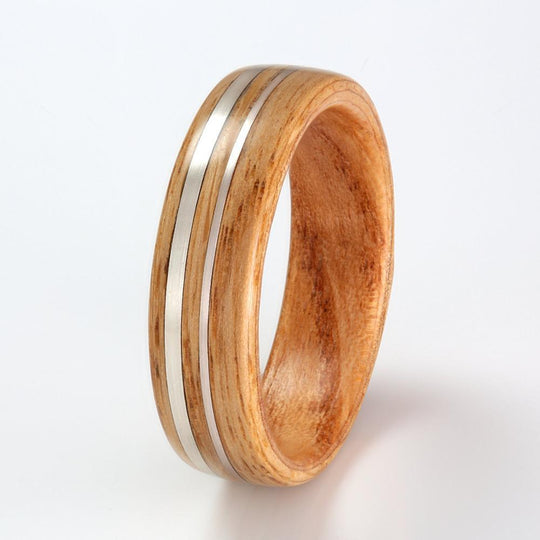 Yorkshire Oak with Welsh Ash liner & Silver - IN STOCK - Size U