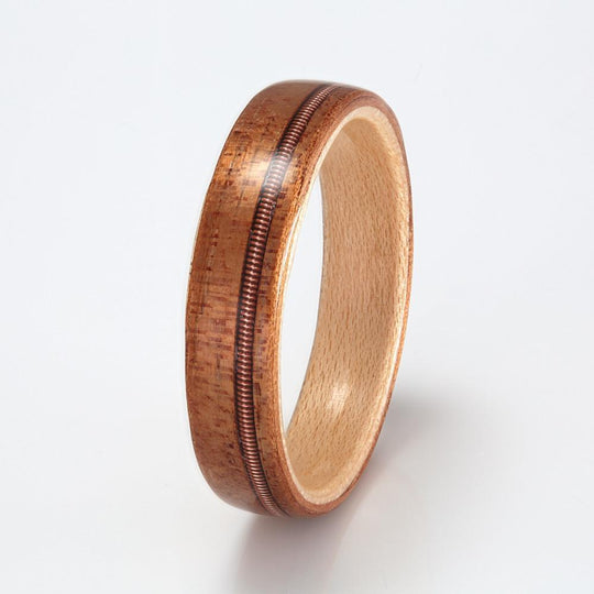 Koa with Maple & Guitar String - IN STOCK - Size V 1/2
