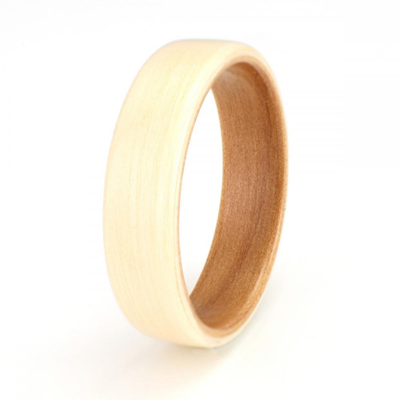Willow with Apple - IN STOCK - Size T1-2 by Eco Wood Rings