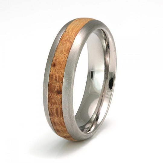 Titanium with Whisky Barrel Oak - IN STOCK - Size W