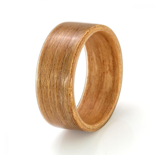 Cherry Wood Ring (8mm) - IN STOCK - Size Q