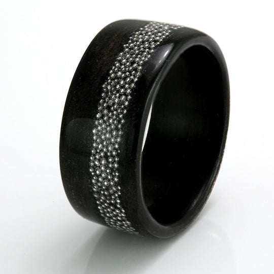 Bogwood with Silver Beading