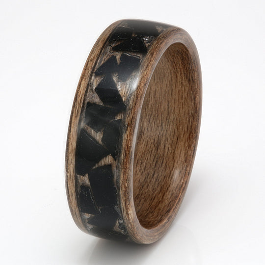 Greyed Maple with Vinyl Pieces