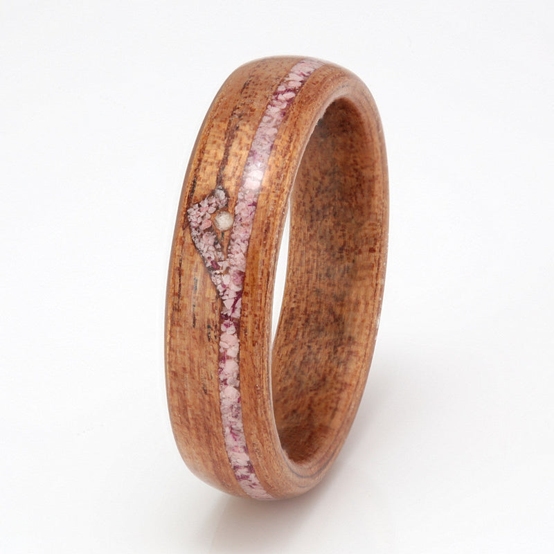 Koa with Mixed Custom Inlay by Eco Wood Rings