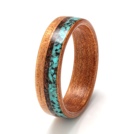 Koa with Turquoise & Sand