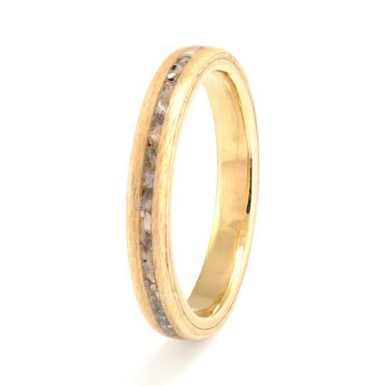 Maple with 10ct Yellow Gold & Mixed Inlay