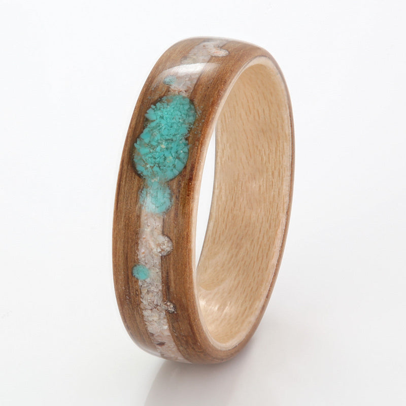 Oak with Maple & Mixed Inlays by Eco Wood Rings