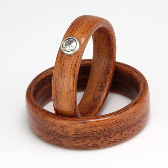 Rosewood & Moissanite Set