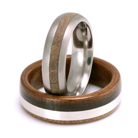 Blackheart Sassafras, Titanium & Silver Set