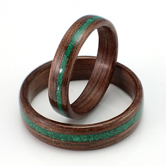 Walnut & Malachite Set